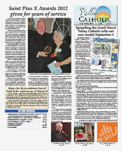 The Valley Catholic August 14, 2012