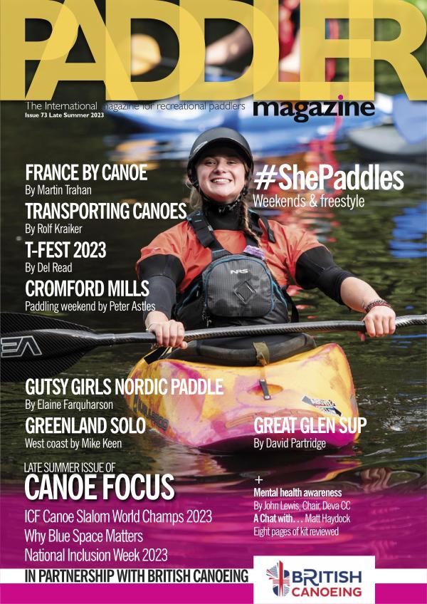 The Paddler Magazine issue 73 Late Summer 2023