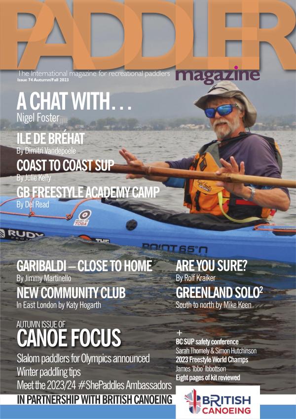 The Paddler Magazine issue 74 Autumn/Fall 2023