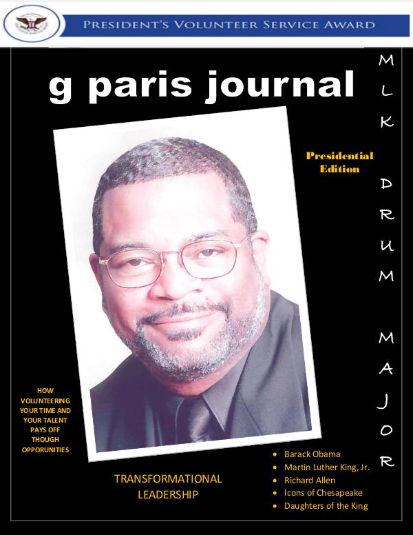 g paris journal presidential edition Volume 1 Speical Edition  January 2017