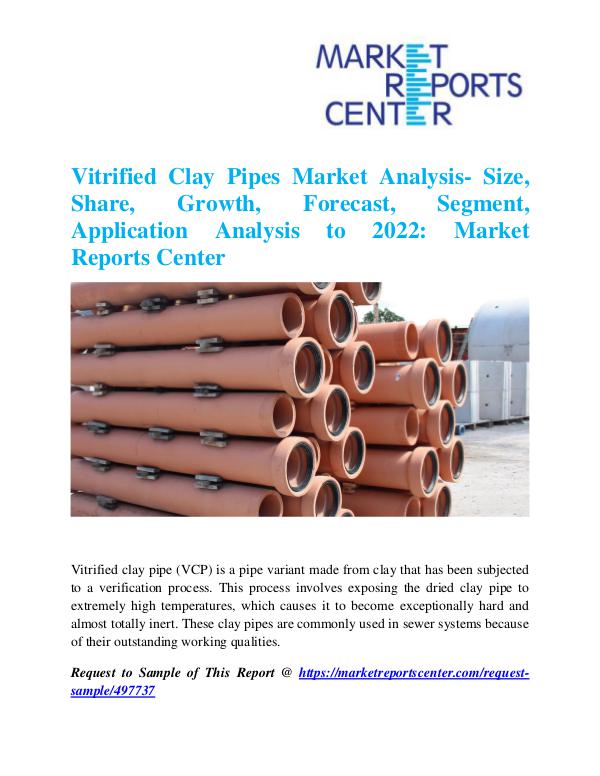 Market Research Reports Vitrified Clay Pipes Market