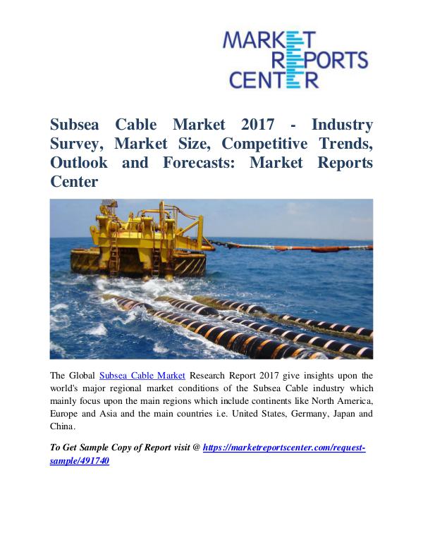 Market Research Reports Subsea Cable Market