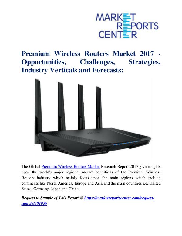 Market Research Reports Premium Wireless Routers Market