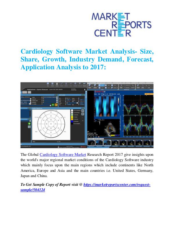 Market Research Reports Cardiology Software Market