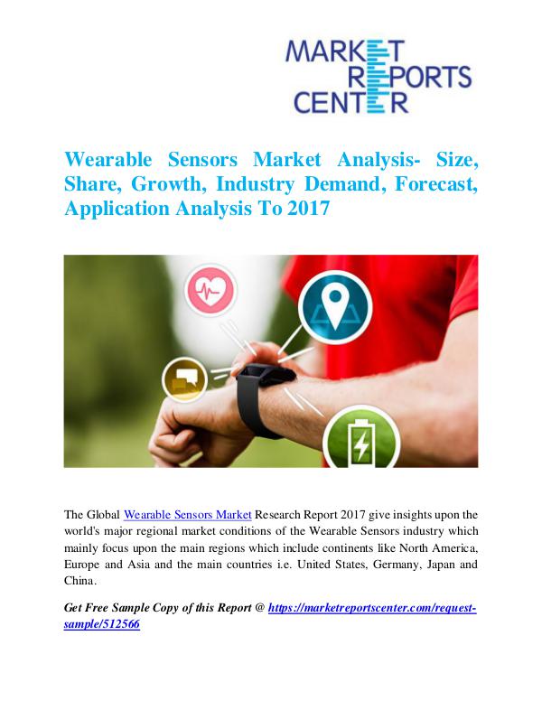 Market Research Reports Wearable Sensors Market