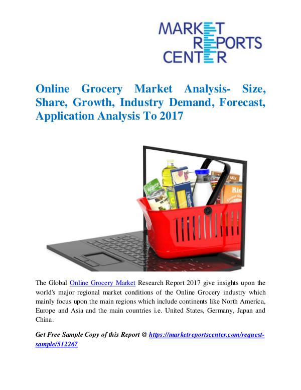 Market Research Reports Online Grocery Market