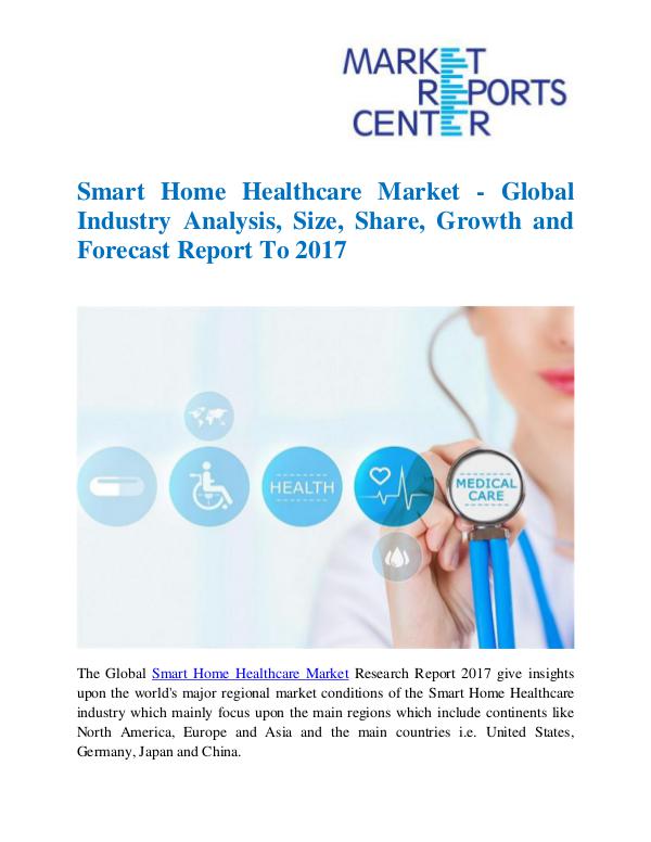 Market Research Reports Smart Home Healthcare Market