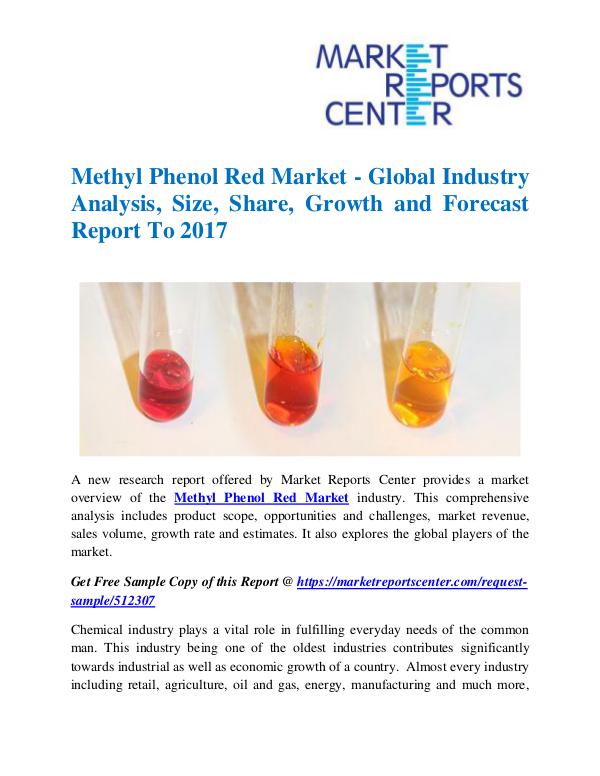 Market Research Reports Methyl Phenol Red Market