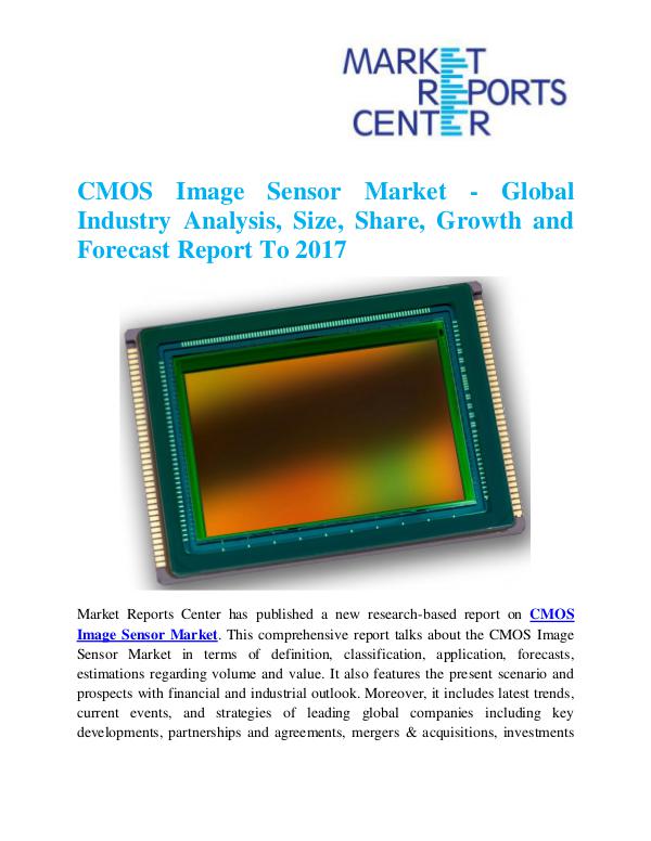 Market Research Reports CMOS Image Sensor Market