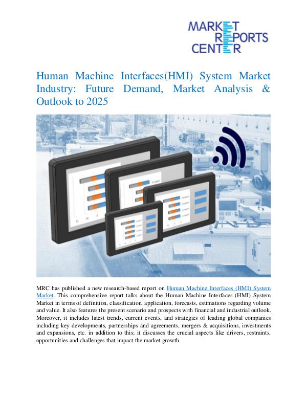Market Research Reprots- Worldwide Human Machine Interfaces(HMI) System Market