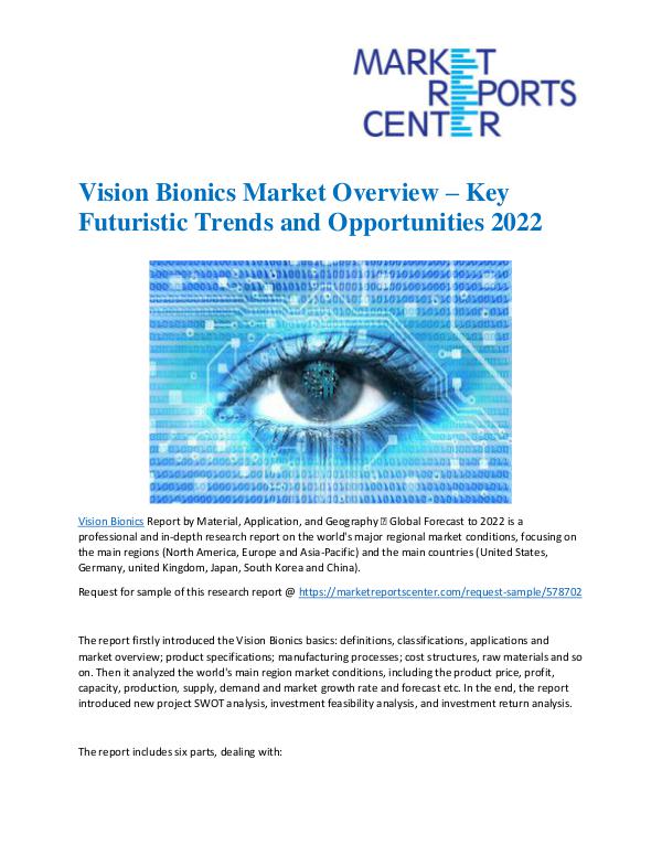 Market Research Reprots- Worldwide Vision Bionics Market