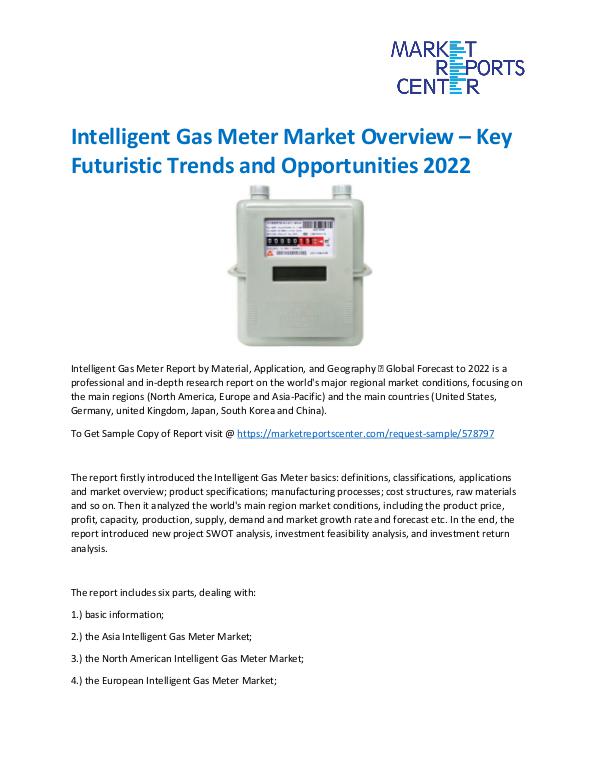 Market Research Reprots- Worldwide Intelligent Gas Meter Market