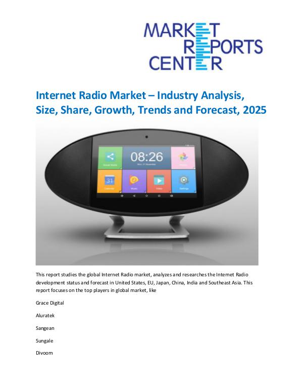 Market Research Reprots- Worldwide Internet Radio Market