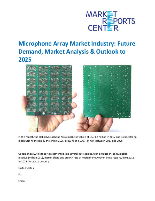 Market Research Reprots- Worldwide Microphone Array Market