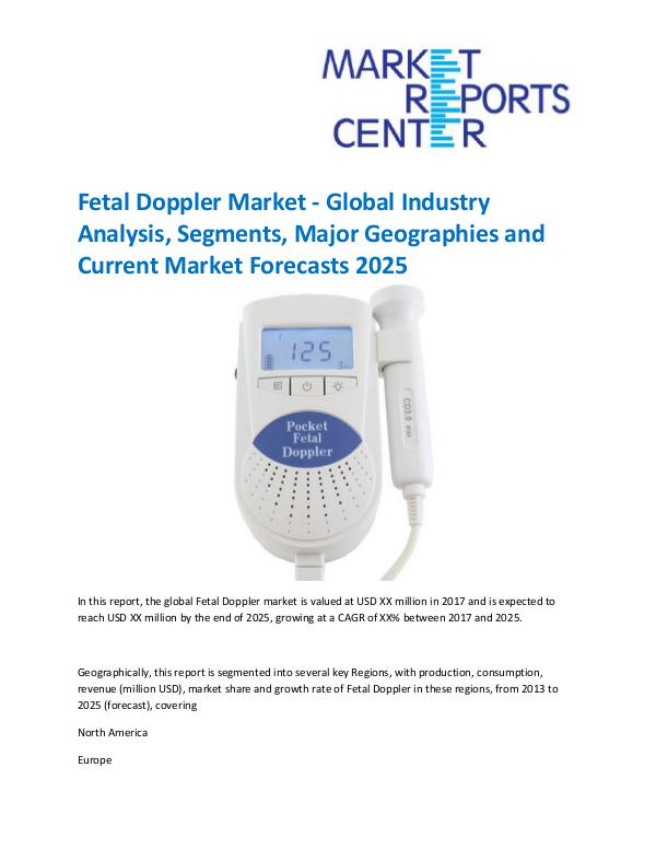 Market Research Reprots- Worldwide Fetal Doppler Market