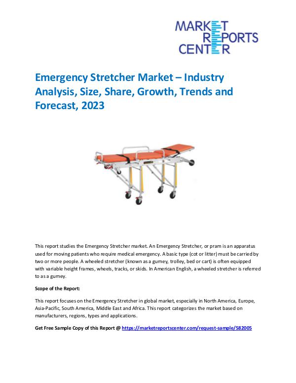Market Research Reprots- Worldwide Emergency Stretcher Market