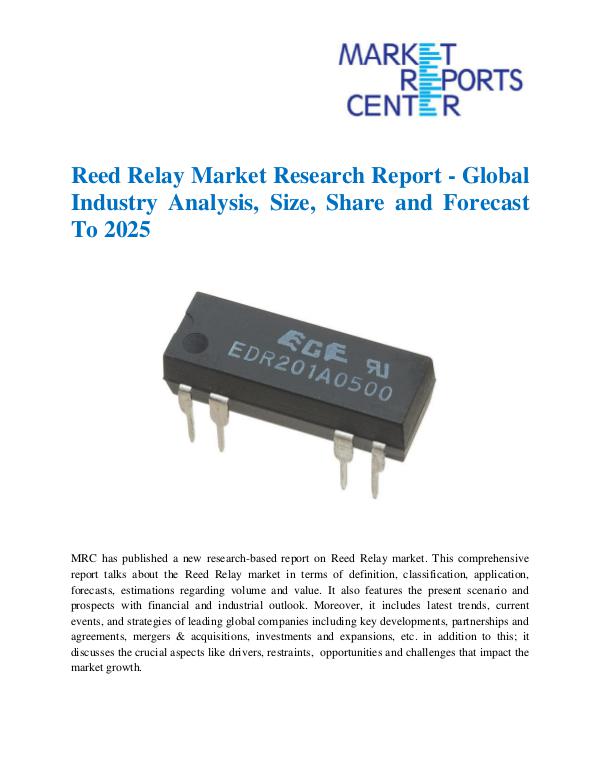 Market Research Reprots- Worldwide Reed Relay Market