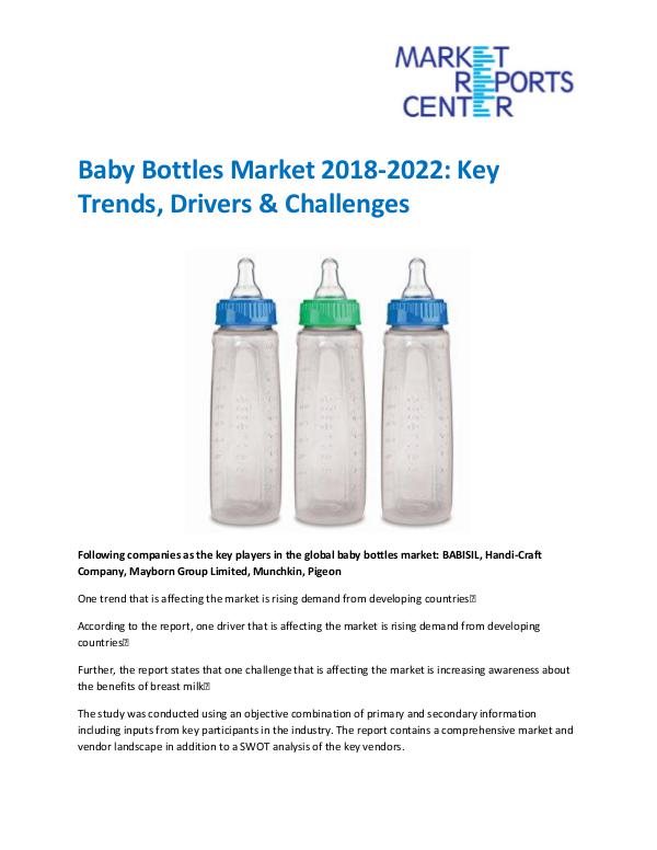 Market Research Reprots- Worldwide Baby Bottles Market