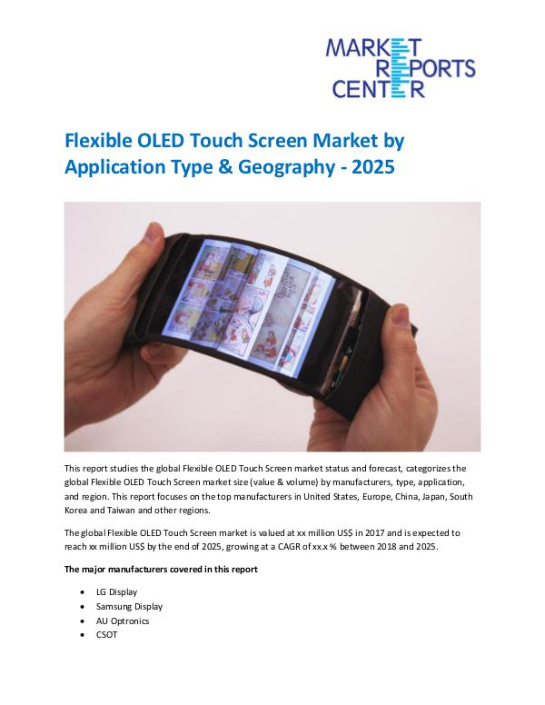 Market Research Reprots- Worldwide Flexible OLED Touch Screen Market