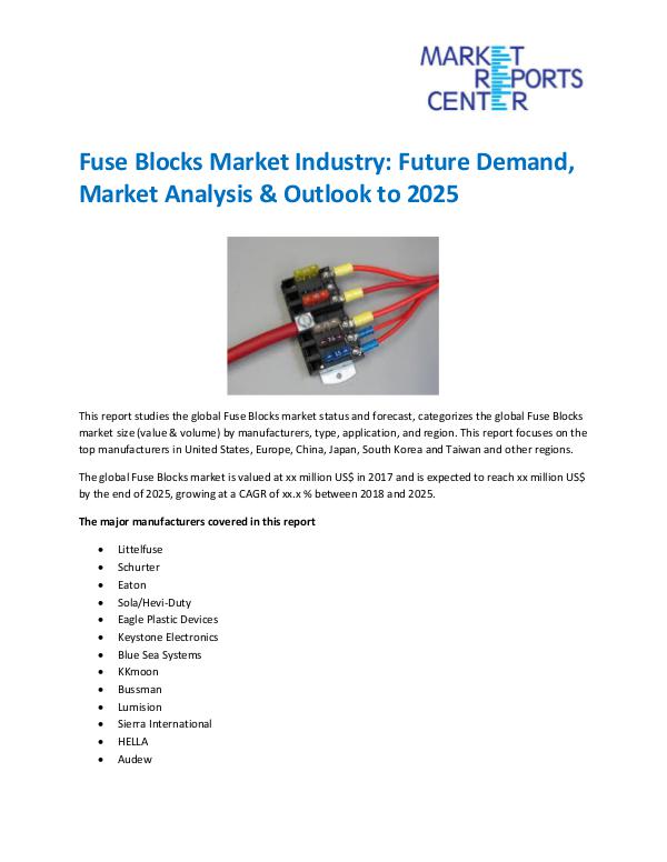 Market Research Reprots- Worldwide Fuse Blocks Market