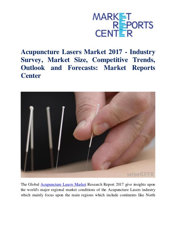 Acupuncture Lasers Market