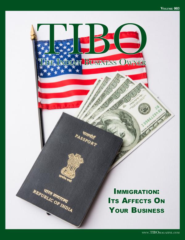 The Indian Business Owner TIBO Magazine - Volume 003