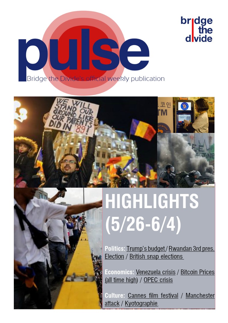 Pulse: 5/26-6/4/2017