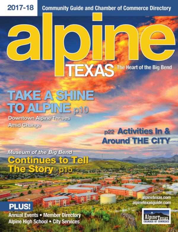 Alpine, Texas Community Guide 2017