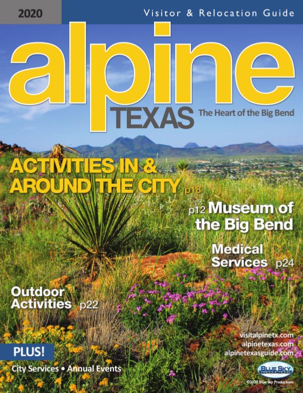Alpine, Texas Community Guide 2019/2020