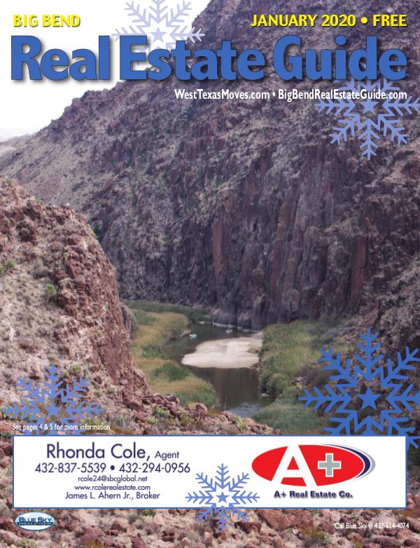 Big Bend Real Estate Guide January 2020