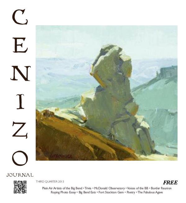 Cenizo Journal Summer 2013