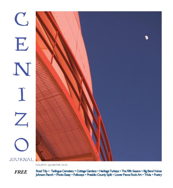 Cenizo Journal Fall 2010
