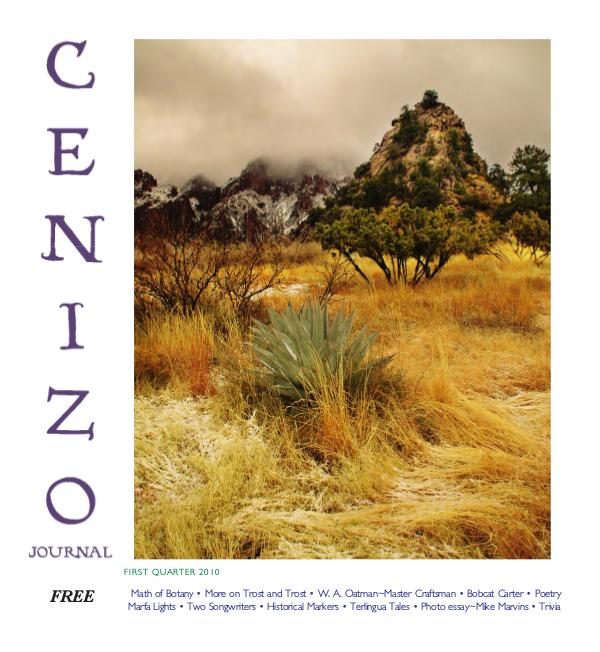 Cenizo Journal Winter 2010