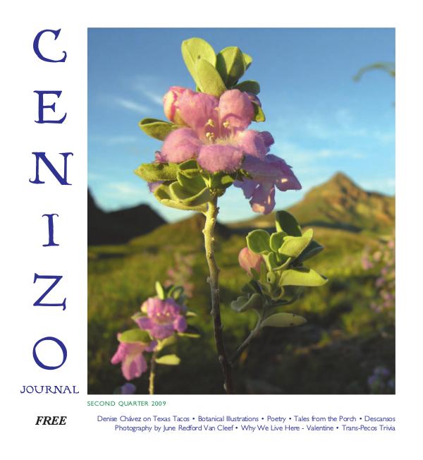 Cenizo Journal Spring 2009