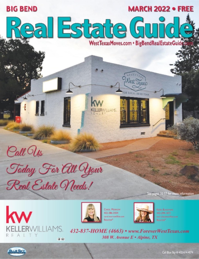 Big Bend Real Estate Guide March 2022