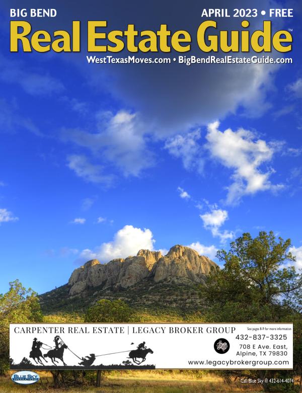 Big Bend Real Estate Guide April 2023