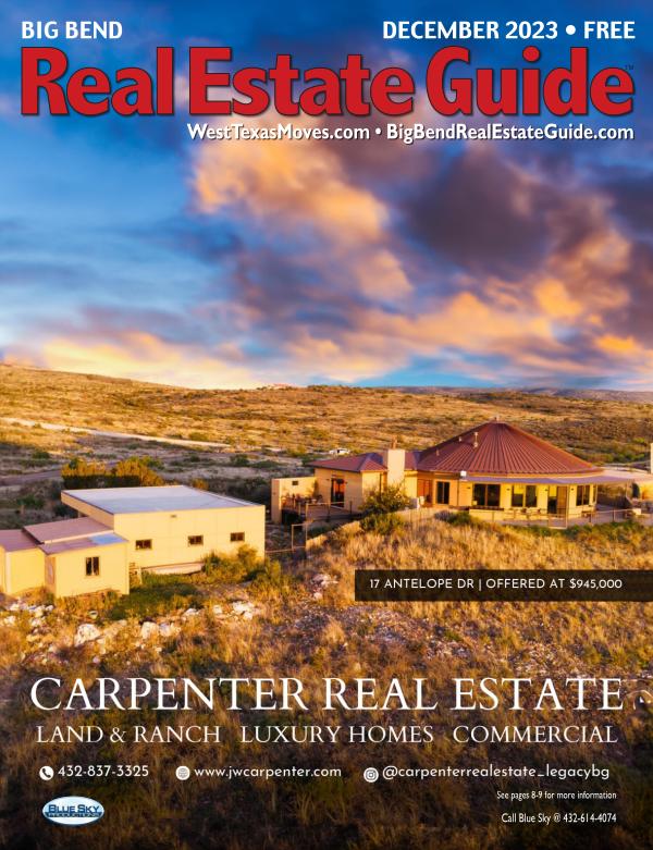Big Bend Real Estate Guide December 2023