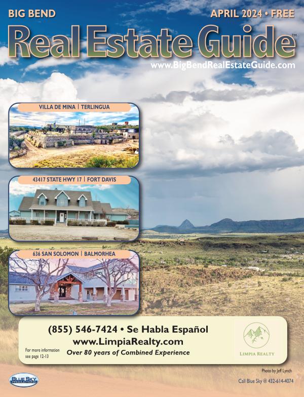 Big Bend Real Estate Guide April 2024