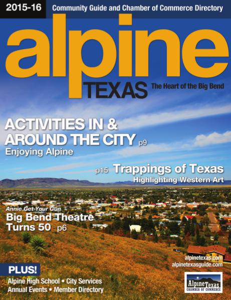 Alpine, Texas Community Guide 2015