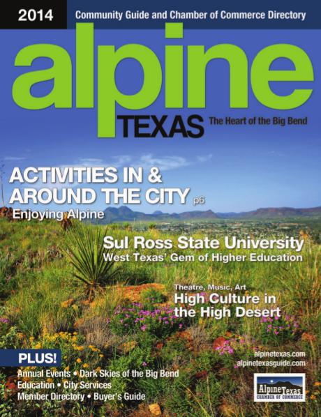 Alpine, Texas Community Guide 2014