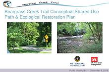 Beargrass Creek Trail Conceptual Shared Use Path & Ecological Restora