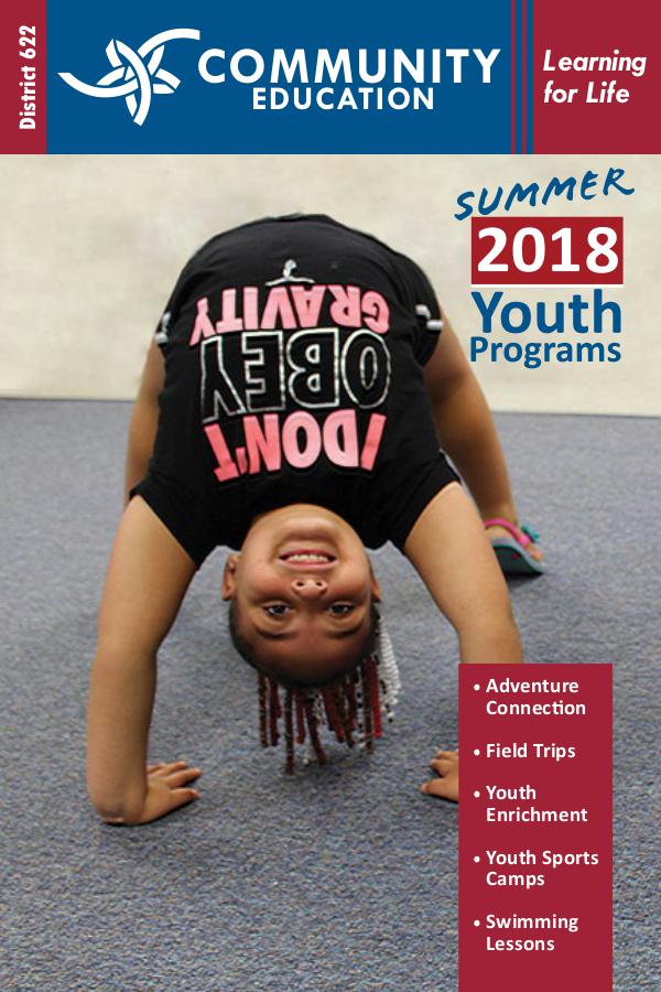 District 622 Community Education Youth Programs Youth Programs Summer 2018