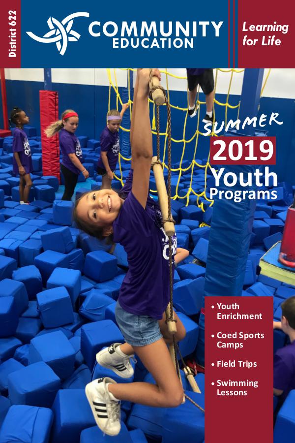 District 622 Community Education Youth Programs Youth Programs Summer 2019