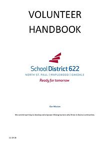School District 622 Volunteer Handbook