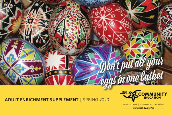 Adult Enrichment Spring Supplement Spring 2020
