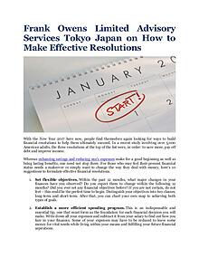 Frank Owens Limited Advisory Services Tokyo Japan