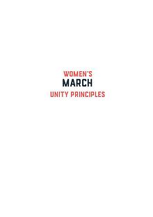 Women's March Unity Principles