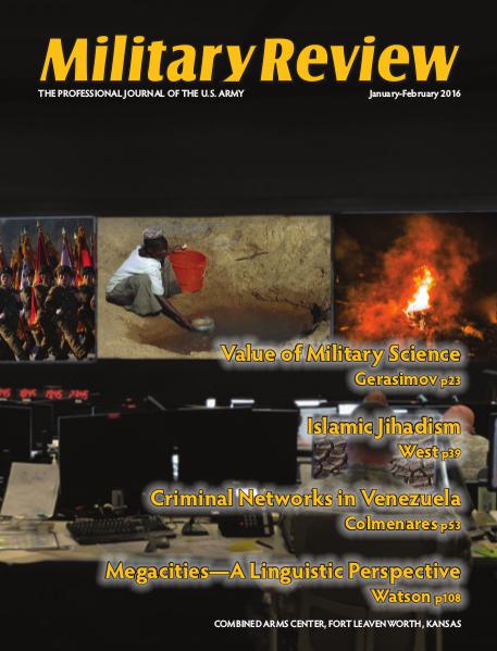 Military Review English Edition January-February 2016