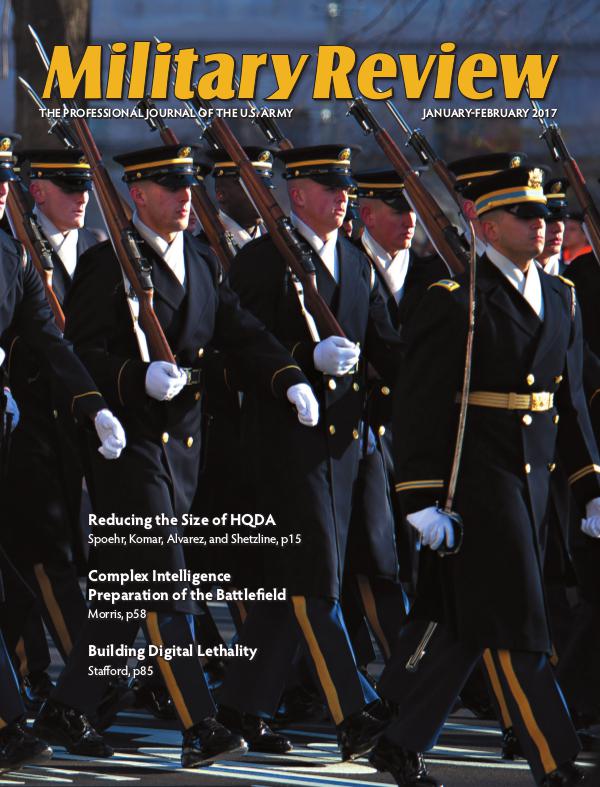 Military Review English Edition January-February 2017