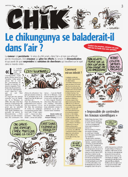 Site Internet France-Antilles #1 / Le Chikungunya par Gabourg